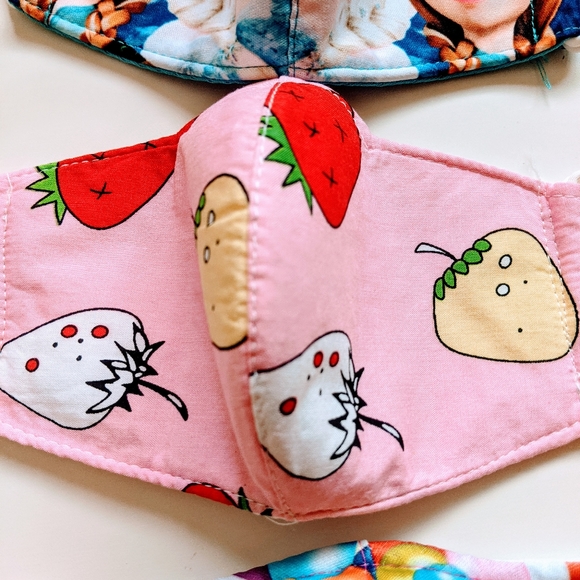 Kid Masks 3 Layer, Frozen Donald duck for girls - Picture 5 of 5